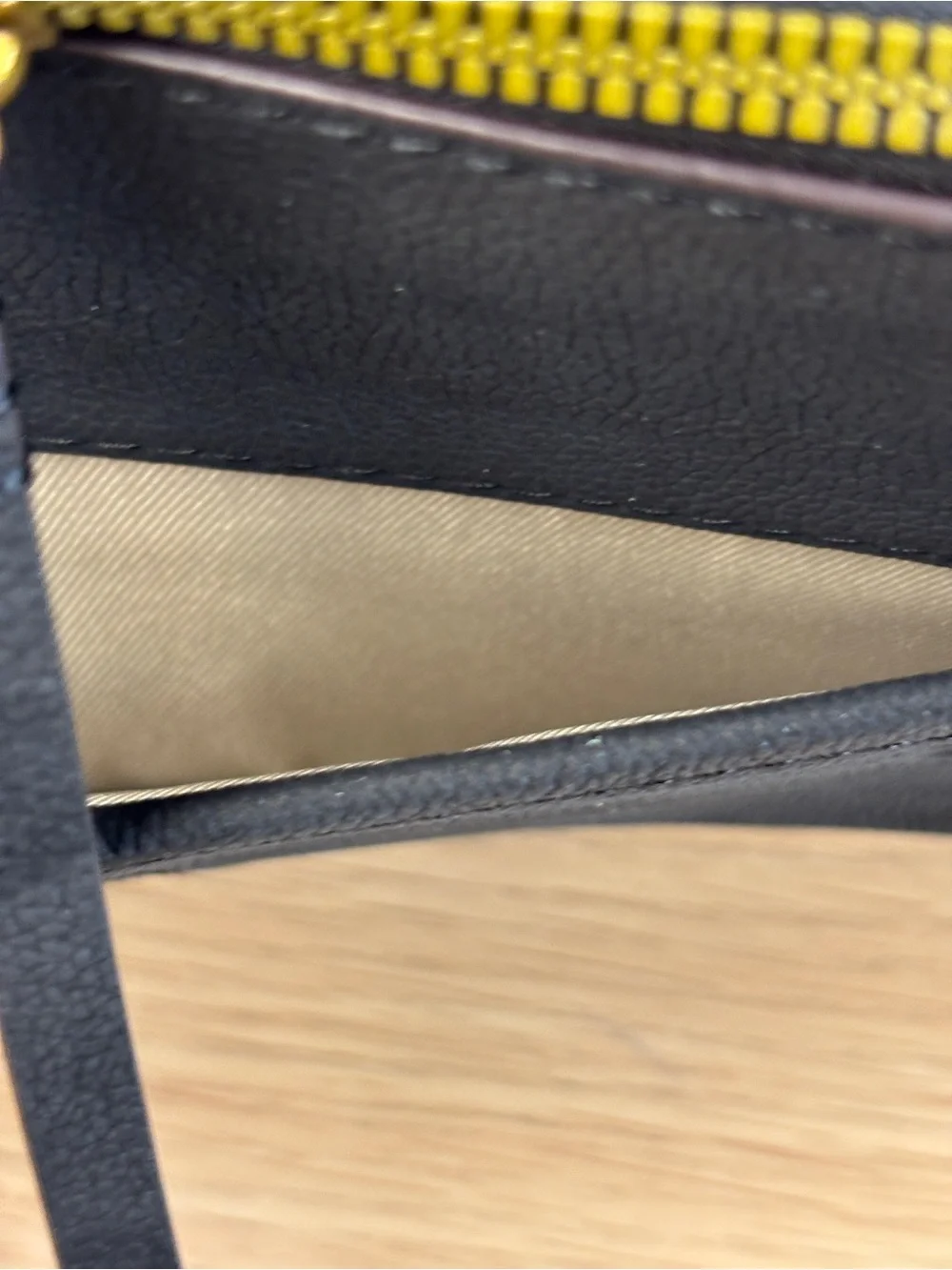 American Leather Co. Nashville Black Leather Double Zip Crossbody.